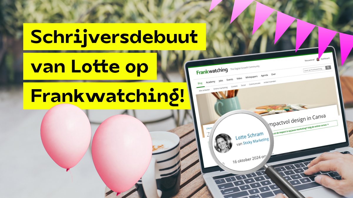 2024 22 oktober Schrijversdebuut Lotte Schram LinkedIn zonder template