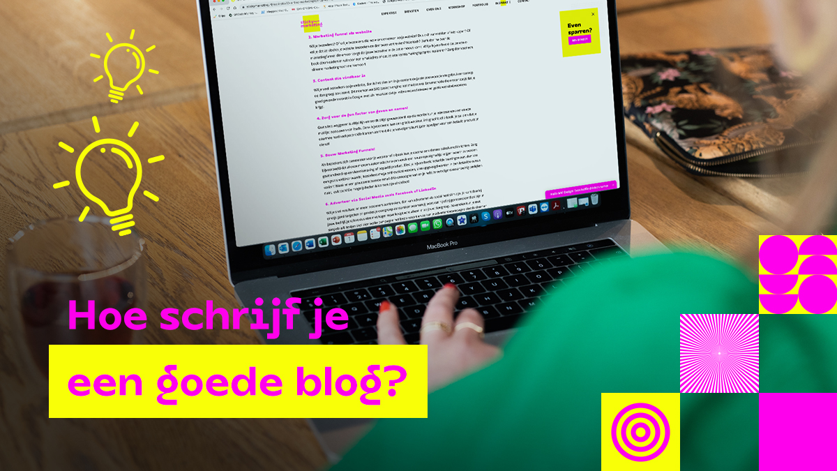 Hoe schrijf je een succesvolle blog? - Sticky Marketing