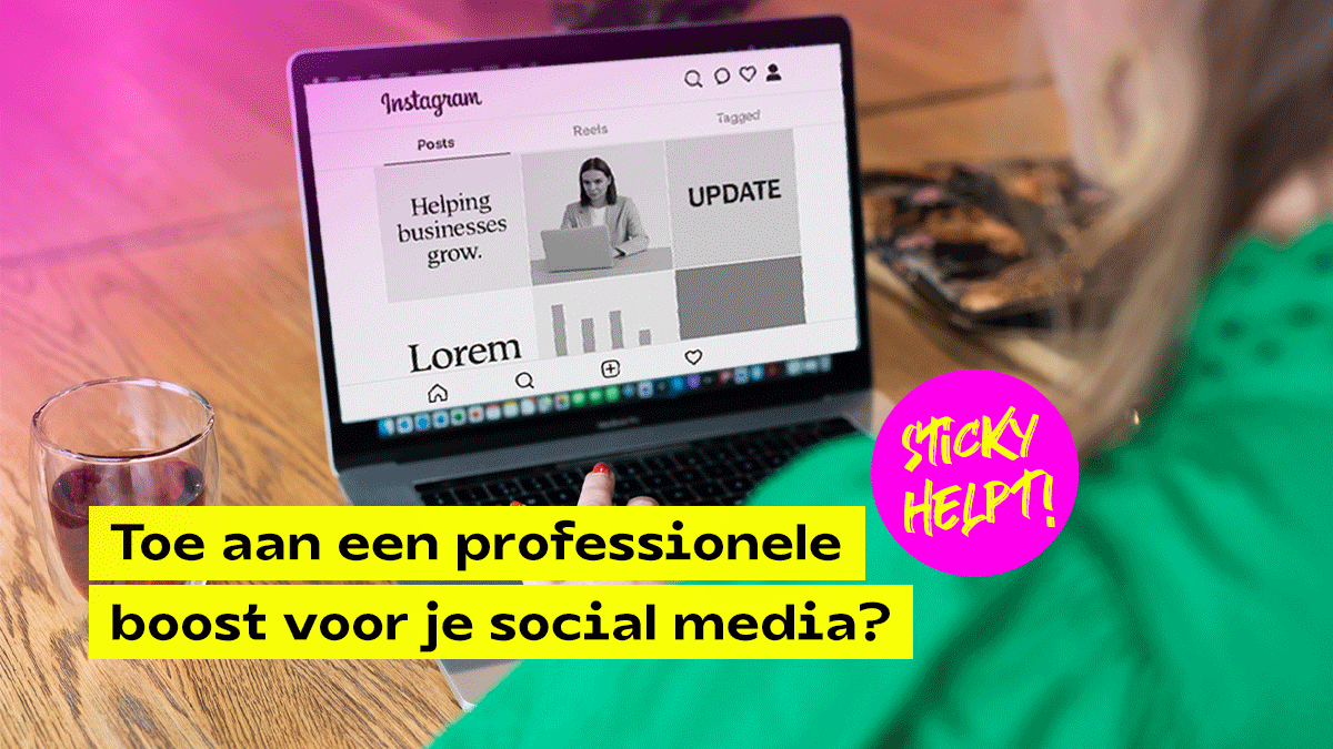 2250336 Sticky Marketing content  SM022 Facebook LinkedIn zonder template